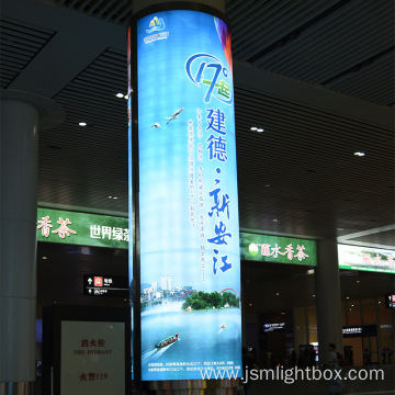 Indoor Frame Led Display Column Pillar Light Box